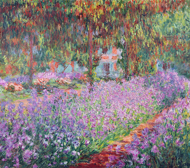 Claude Monet, The Artist’s Garden at Giverny, 1900, Musée d’Orsay, Paris. Image: Bridgeman Images